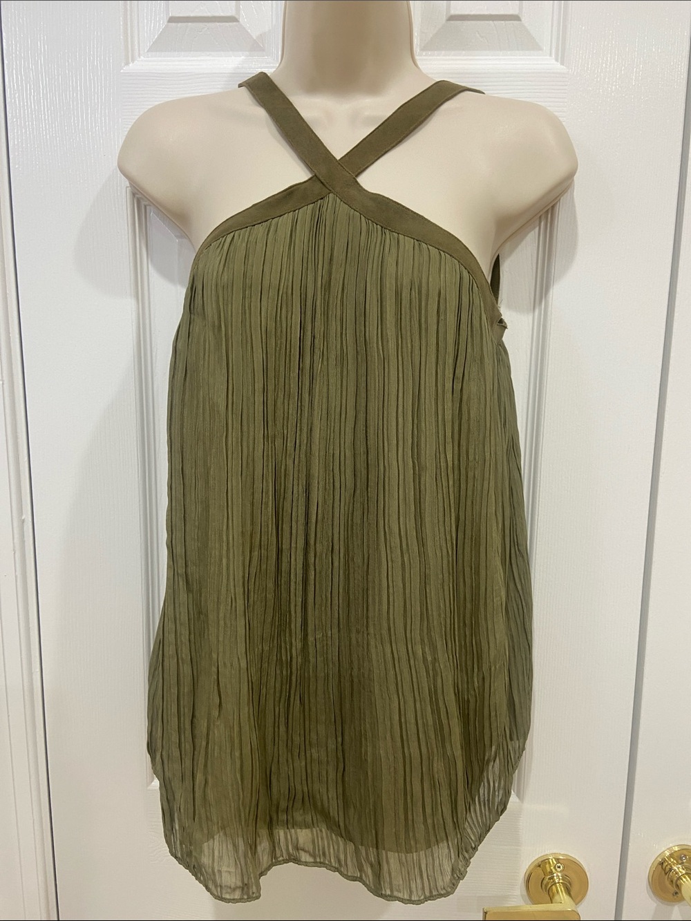 Polo Ralph Lauren Olive Green Top - Size 8